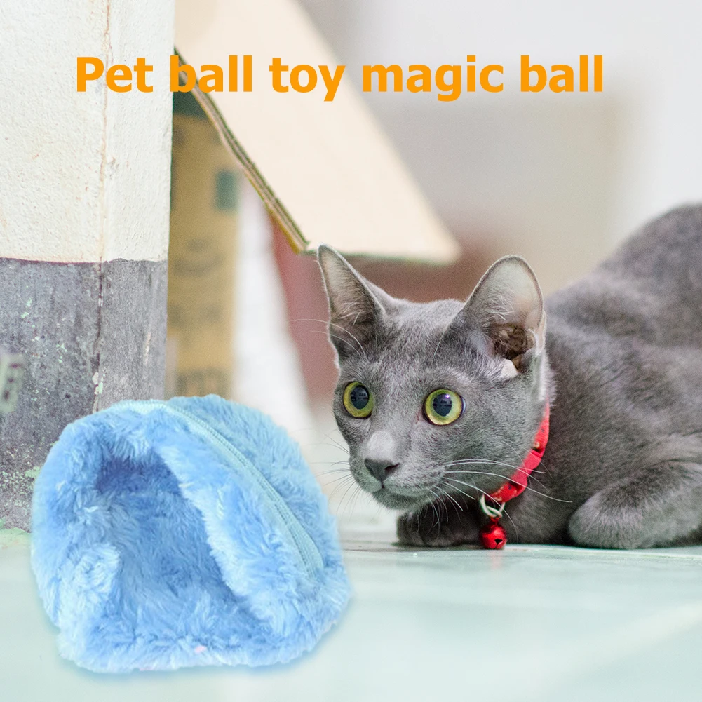 Magic Roller Ball Activation Automatic Ball Dog Cat Interactive Funny Chew Plush Electric Rolling Ball Pet Dog Cat Toy - Image 6
