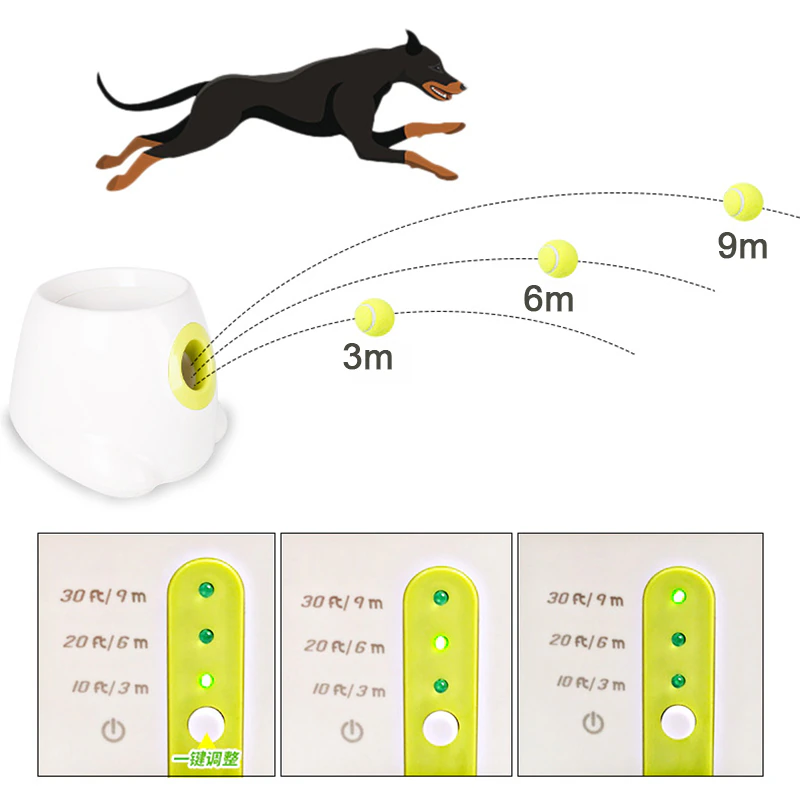 Catapult for Dogs Ball Launcher Dog Toy Tennis Ball Launcher Jumping Ball Pitbull Toys Tennis Ball Machine Automatic Throw Pet - Image 6