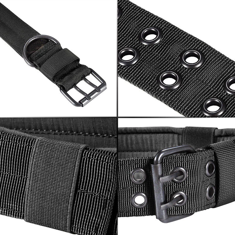 2" Wide Tactical Heavy Duty Nylon Large Dog Collar K9 Military with Metal Buckle - Image 18
