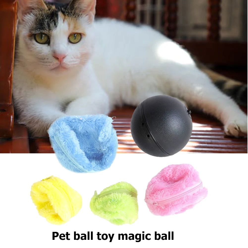 Magic Roller Ball Activation Automatic Ball Dog Cat Interactive Funny Chew Plush Electric Rolling Ball Pet Dog Cat Toy - Image 4