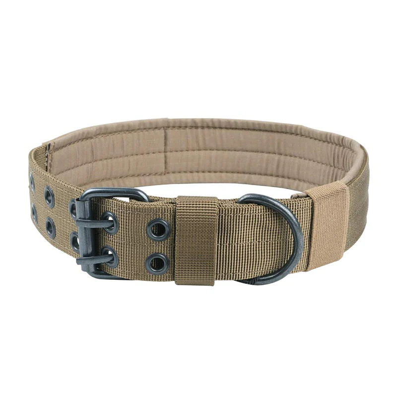 2" Wide Tactical Heavy Duty Nylon Large Dog Collar K9 Military with Metal Buckle - Image 25