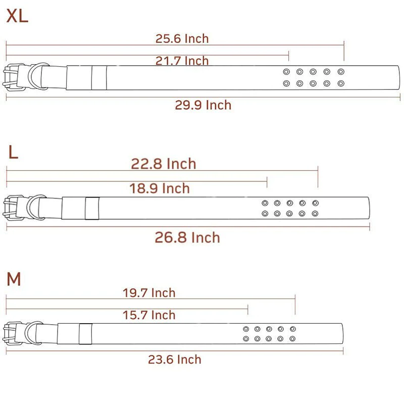 2" Wide Tactical Heavy Duty Nylon Large Dog Collar K9 Military with Metal Buckle - Image 20