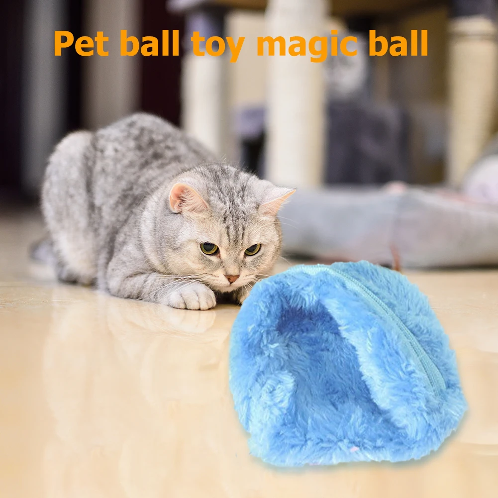 Magic Roller Ball Activation Automatic Ball Dog Cat Interactive Funny Chew Plush Electric Rolling Ball Pet Dog Cat Toy - Image 7