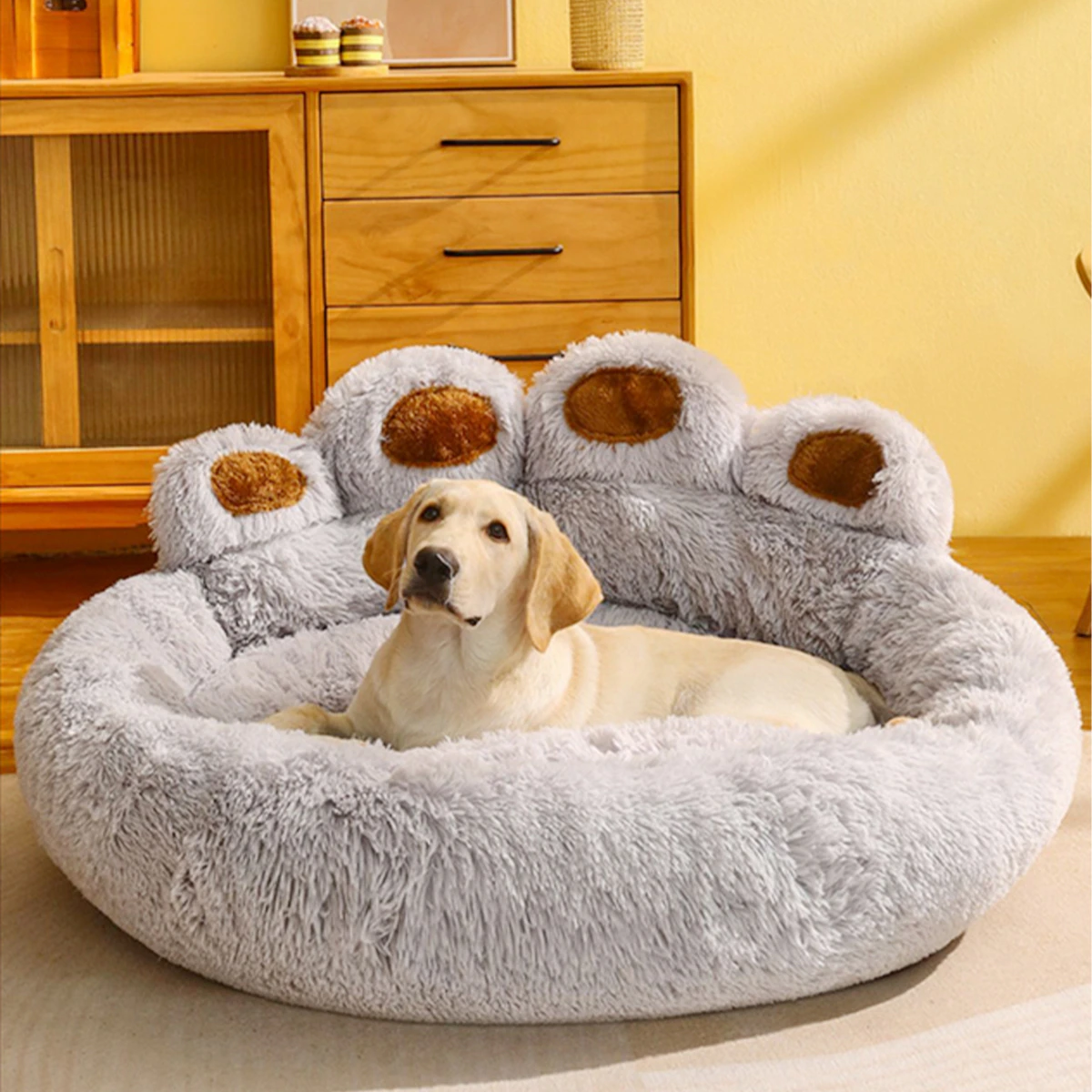 Pet Dog Sofa Beds for Small Dogs Warm Accessories Large Dog Bed Mat Pets Kennel Washable Plush Medium Basket Puppy Cats Supplies - Image 2